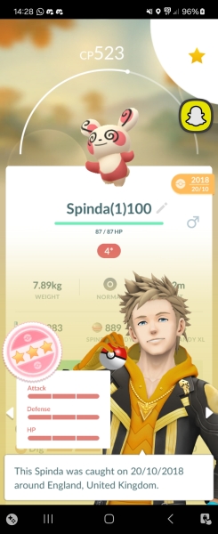 Routine Sparkles Pokémon Go 