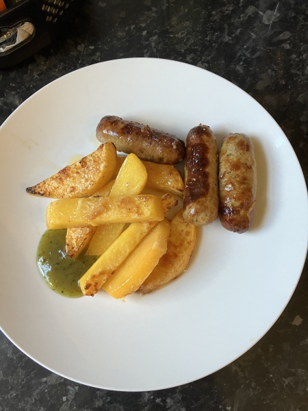 Ham egg and chips....without the chips.