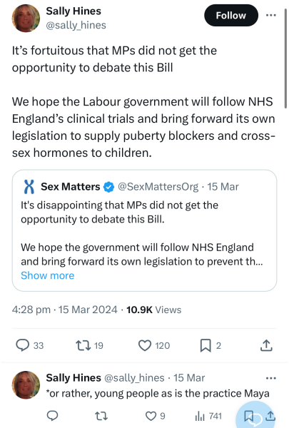 No more puberty blockers for children from the NHS - reported in the Times!