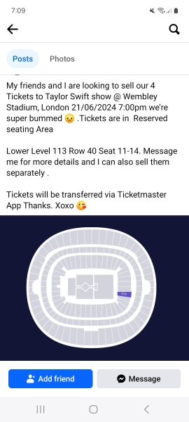 To offer to take my niece to a concert