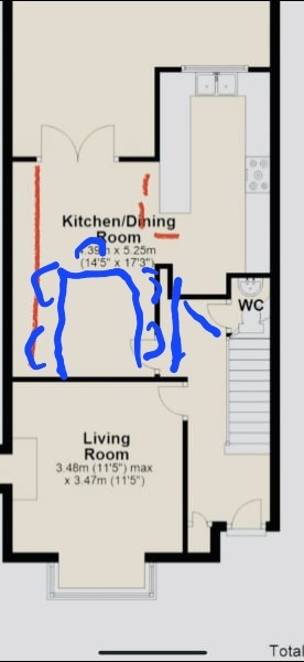 Should I get rid of our dining table and use just the kitchen island?