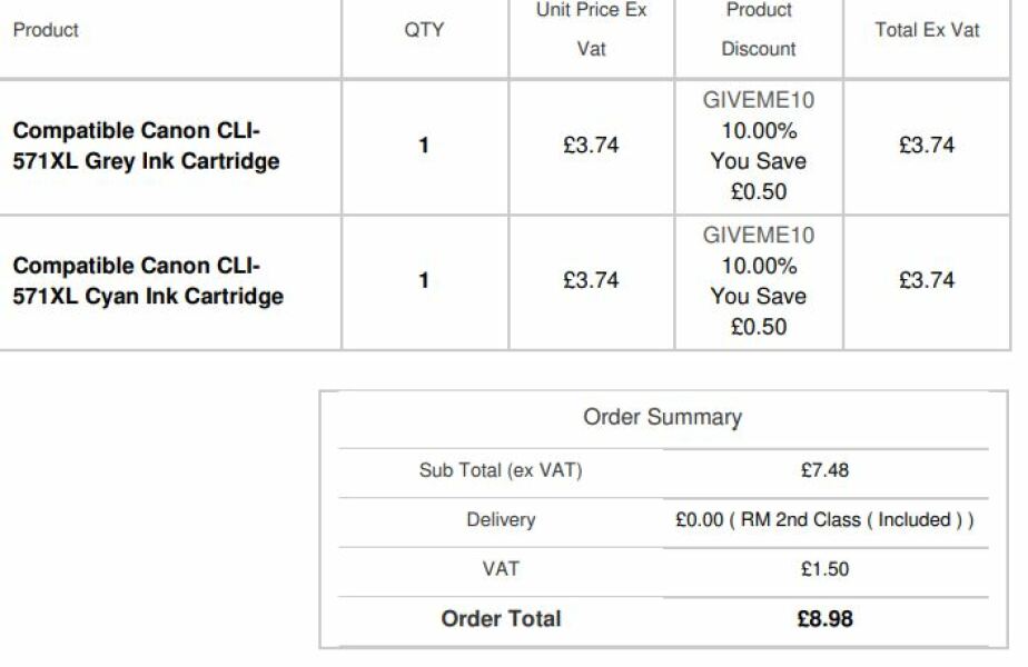 Printer recommendations for colour