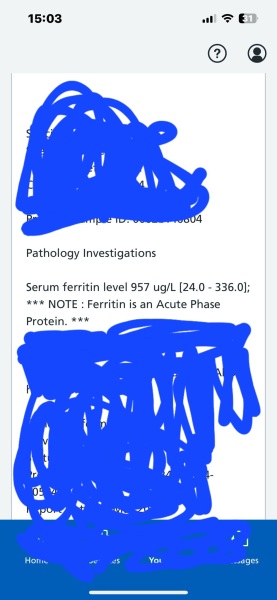 High ferritin
