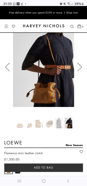 You have £1,500 to spend on a bag of your choice, what do you go for?