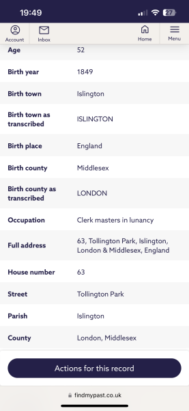 Clerk Masters in lunacy?!