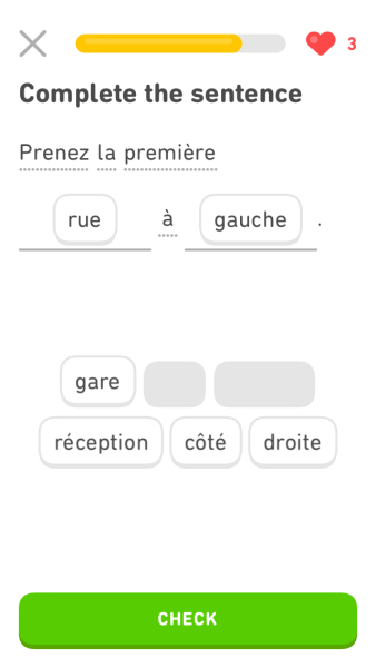 Any French experts who can help me with Duolingo?