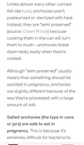 Ate cold tinned anchovies but now worried? Are they OK?
