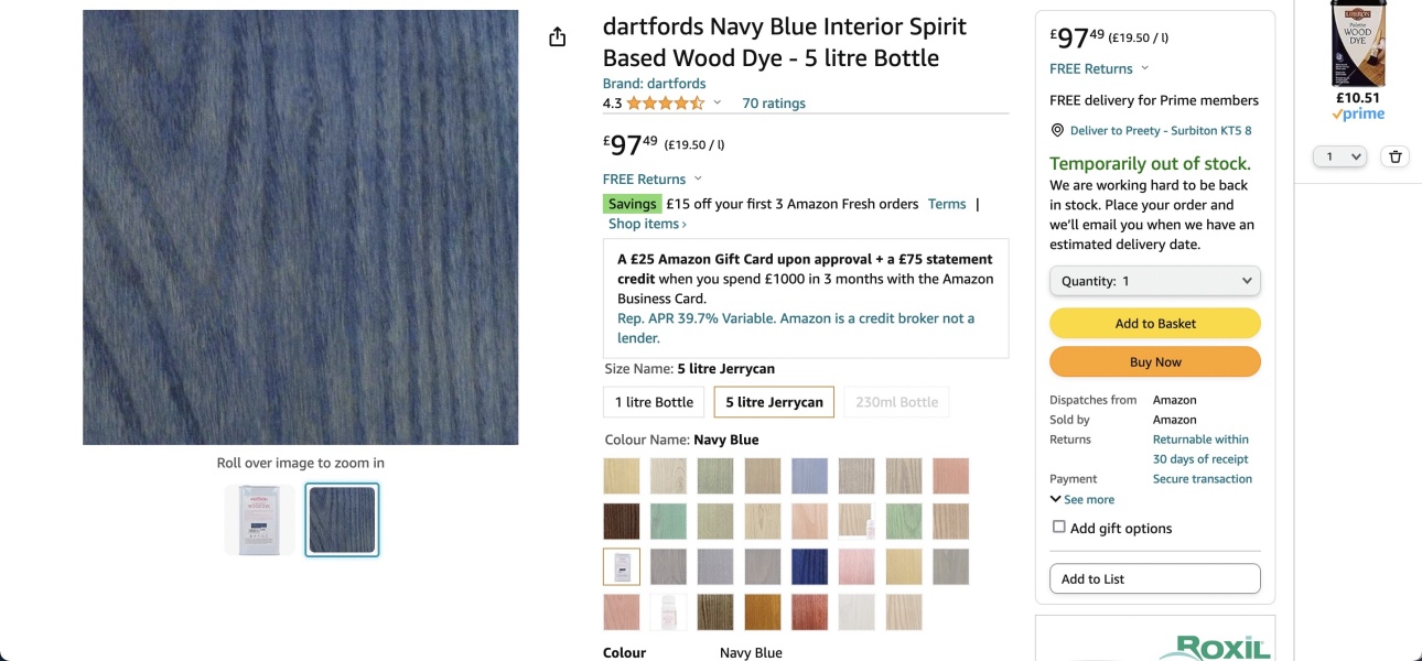 Pine floor grey dye/varnish