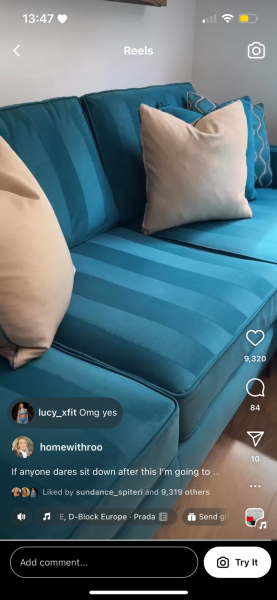 Who folds up your sofa throws at the end of the night?