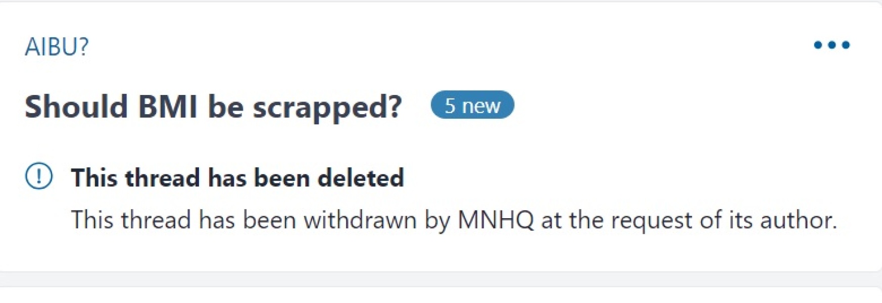 Why did the "Lisa Johnson One to Many" thread get deleted?