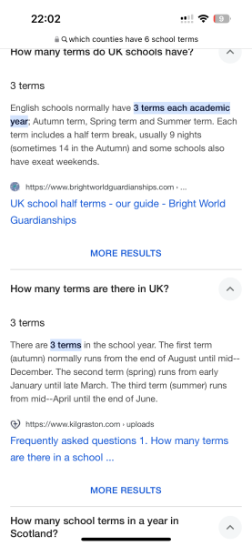 It's not bloody half term!