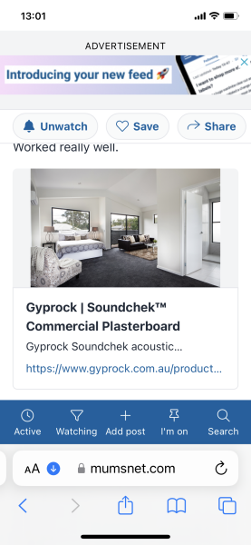 How do I tell my neighbour I can hear her?