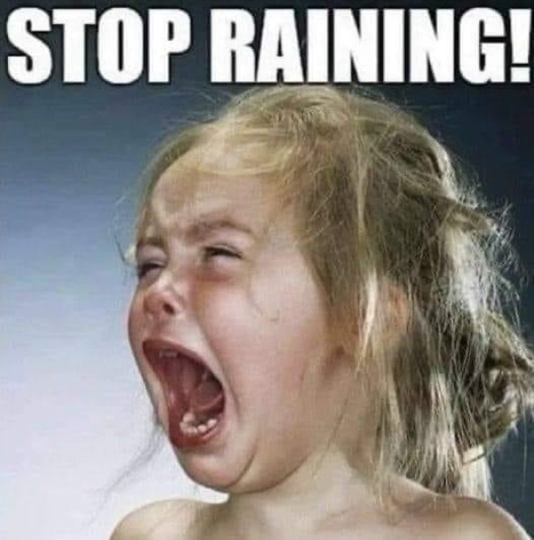 Sick of wasting my life because of the rain
