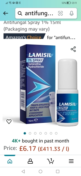 To blame DH for ringworm and jock itch?