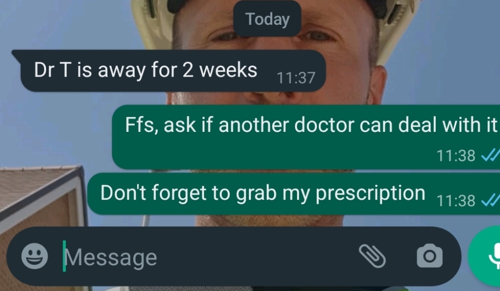 I just need to fucking rant about getting to speak to a GP to
