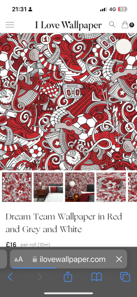 Dd wants a red bedroom.