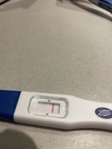 Faint line or evap?