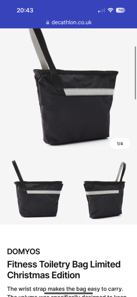Beautiful but practical toiletry bag for gym and pool?