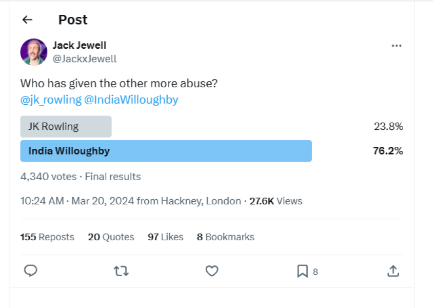 JKR vs Police Scotland?