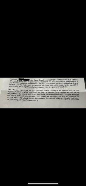 Post Caesarean Scarring