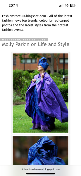 Anybody else dress like Camila Batmanghelidjh and Molly Parkin?