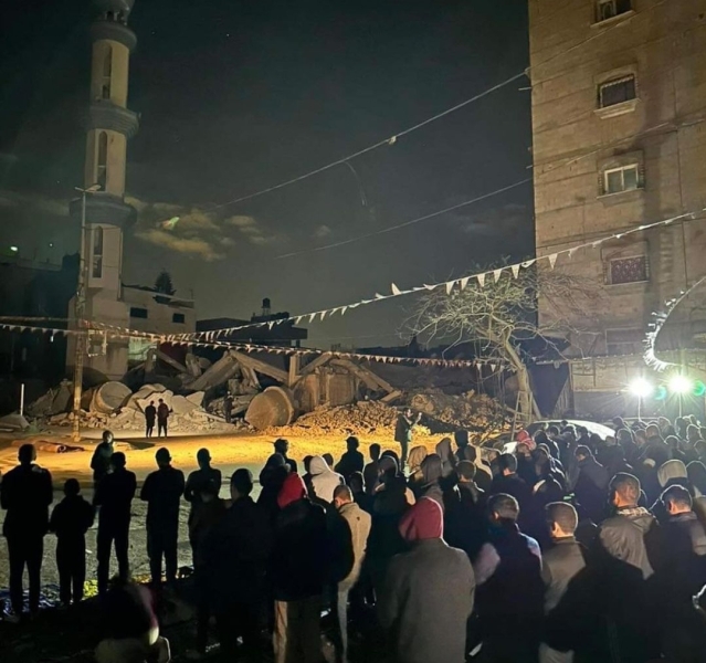 This picture of Israeli soldiers smiling for a selfie in front of a destroyed Gaza...