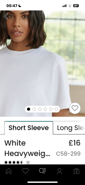 White tshirts that aren't see through...