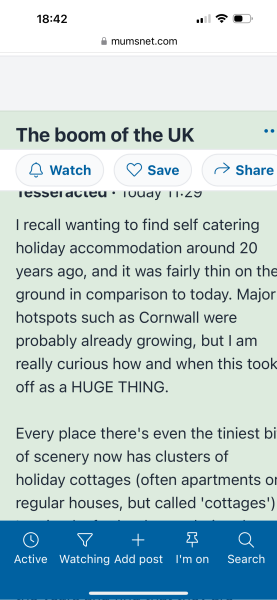 Annoying "Unwatch/Save/Share" taking up screen on mobile site
