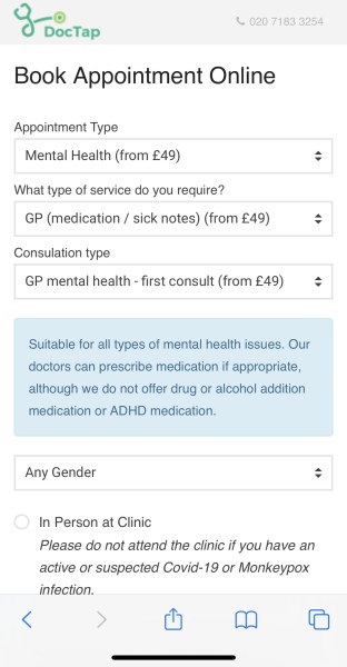Antidepressant prescribing