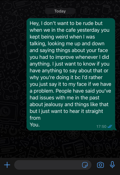 To say F** OFF!!