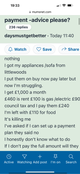 Annoying "Unwatch/Save/Share" taking up screen on mobile site