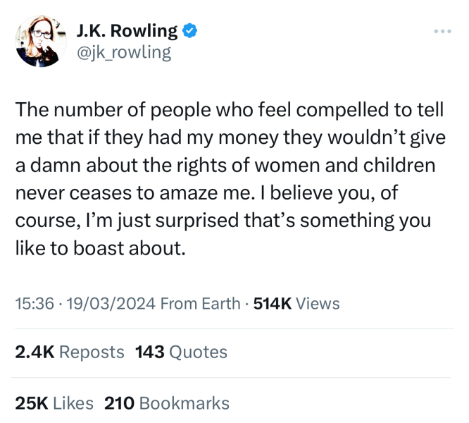 JKR vs Police Scotland?