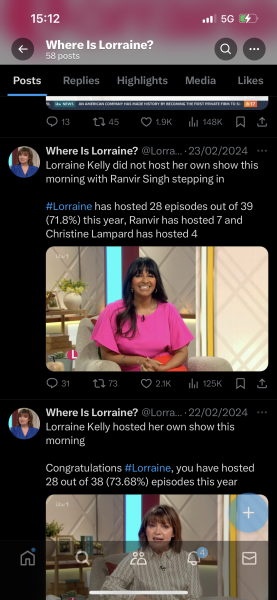 Lorraine Kelly so fucking rude!