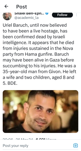 Israelis held hostage in Gaza - part 3