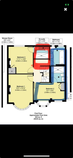 Help! Reconfigure first floor - too many bathrooms