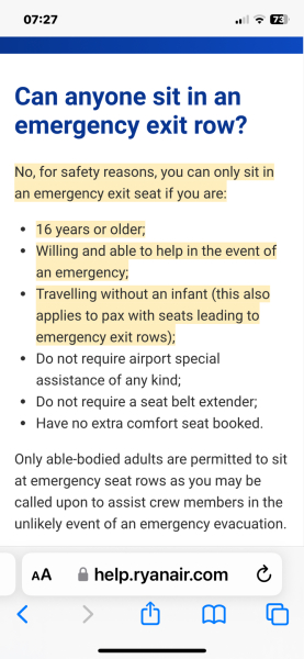 Am I too fat for Ryanair? - size 22