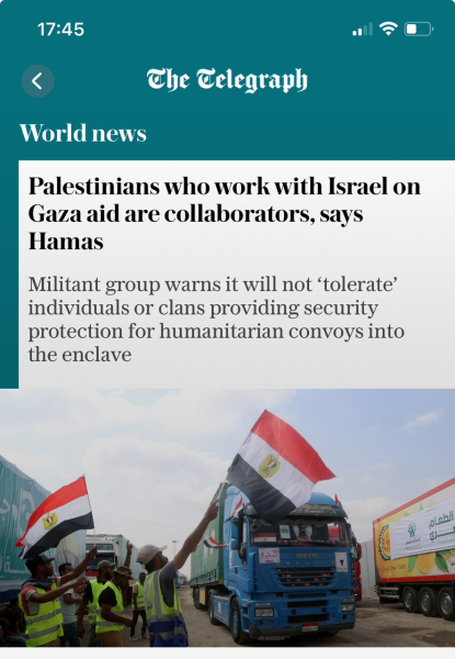 IDF statement on Aid Convoy Stampede