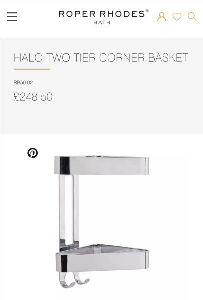 niche or shelf in small shower?