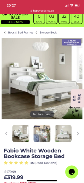 Help me find a double bed for my teenager!