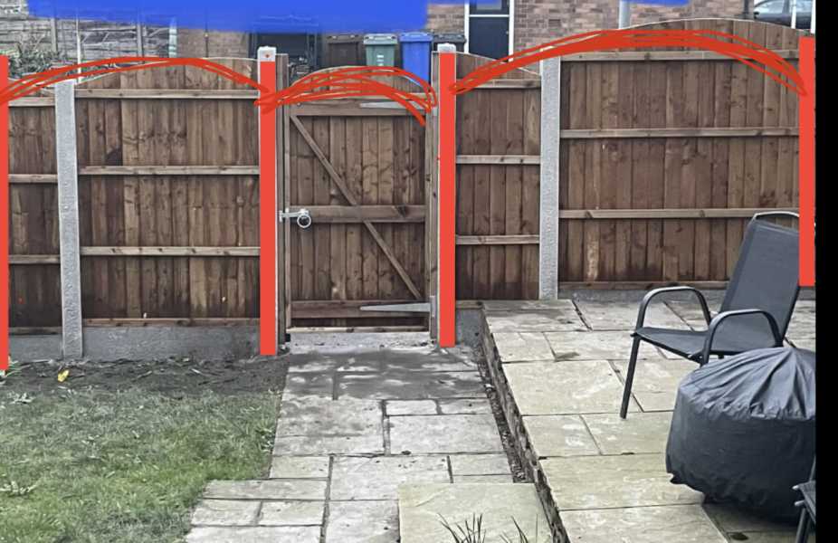 State of my new fence!