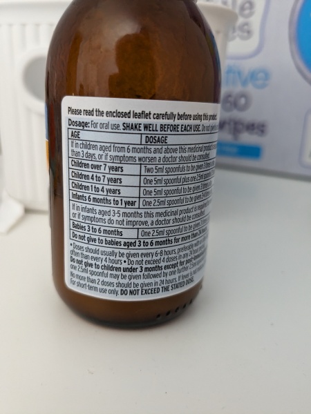 Dosage for Junior Ibuprofen