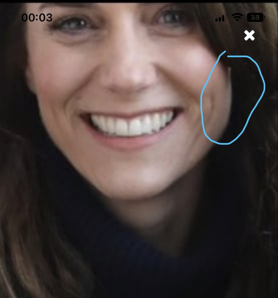 Kate's photo appears "manipulated"?