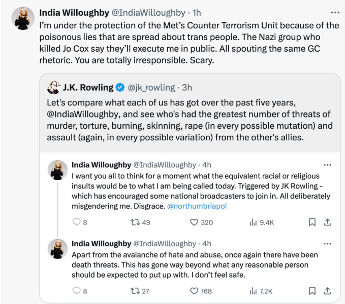 JKR vs Police Scotland?