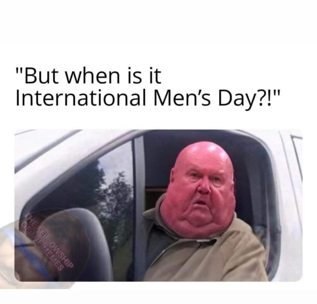 But what about the blokes?