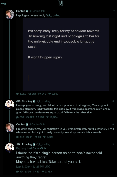 JKR is at it again…