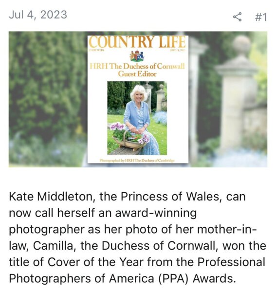 Why does it matter of Kate edited the photo??
