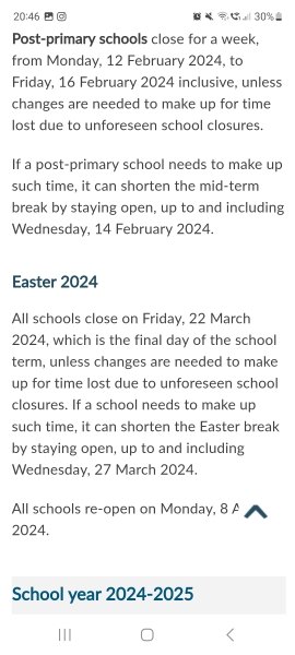 It's not bloody half term!
