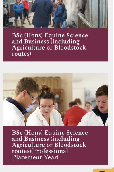 Genetics degrees with link to horses??