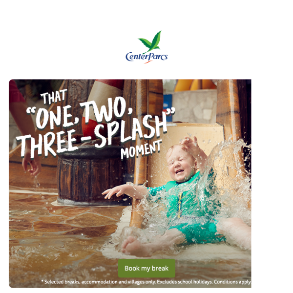 To think Center Parcs should be ashamed of this