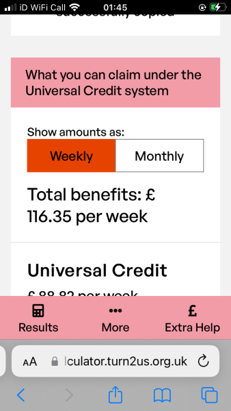 It’s not fair those renting get more universal credit?